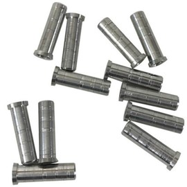 Flying Arrow Archery 13 Grain Arrow Insert for .244 ID Arrows | 244 Arrow Inserts | Upgrade Your Archery Experience | 12 Pack (Aluminum, 12)