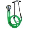 Timesco TD1-13-304 Stethoscope, Twin Tube, Sprague Rappaport, Green