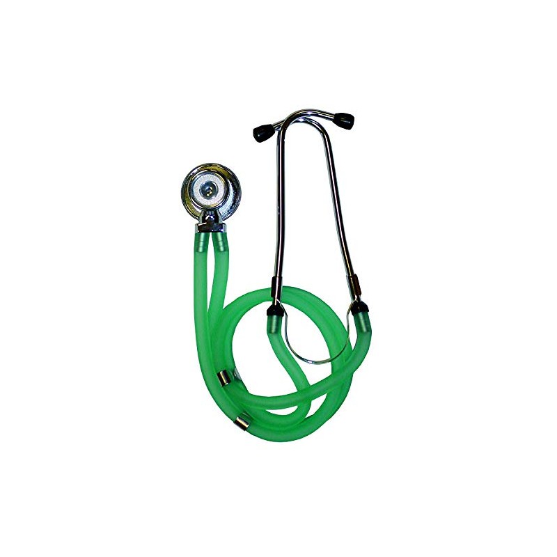 Timesco TD1-13-304 Stethoscope, Twin Tube, Sprague Rappaport, Green