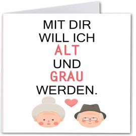 KARTEN 24 VERSAND Birthday Card Love Card Anniversary Wedding Anniversary Love Letter Couple Wife Husband Happy Birthday Sayings Valentine's Day (Pair)