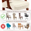 Large Jacquard Dining Room Chair Seat Covers with Armrest Dining