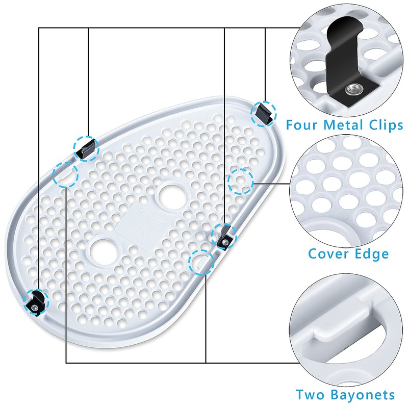 The Replacement Lint Filter and Case Cover, W10828351 Lint Trap