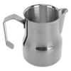Milk Frother Cup 350ml 304 Stainless Steel Pointed Mouth Foaming
