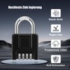 Combination Lock, 4 Digit Combination Lock, Heavy Lock with Combination