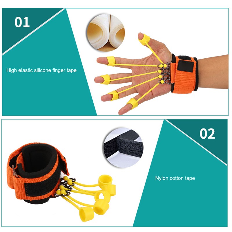 Finger Extension Trainer Forearm Exercise Rehabilitation Finger Stretcher Grip Strength