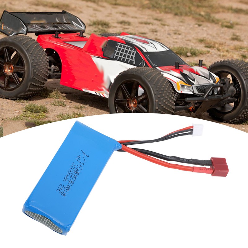 RC Car Battery 2S 7.4V 2200mAh Li Po Circuit Protection