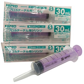 シリンジ 30ml 3本セット 犬猫共通 介護 犬 猫 動物 ペット用品 薬 針なし 注射器 スポイト ニプロ 【TRAUM限定解説書付き】