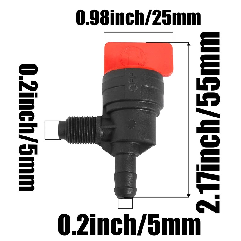 LIYYDS 3 piezas de válvula de combustible para motor 396224