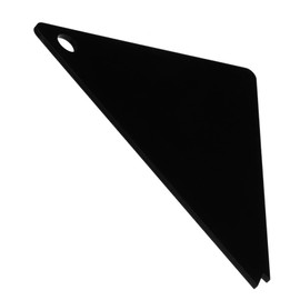 Operitacx Snowboard Waxing Accessories Acrylic Triangle Wax and Brush for Snowboard Edge