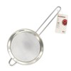 Fackelmann Sieb Ø 15 cm, Küchensieb aus Edelstahl, feinmaschiger Seiher