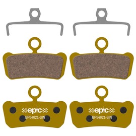 epic Disc Brake Pads for SRAM G2, Guide, Guide Ultimate & Level Stealth Brakes | Organic, Semi-Metallic, Sintered, Ceramic, E-Bike Options | Quiet, Durable, High-Performance | 2 Sets (Sintered)