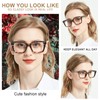 AEZUNI Retro Reading Glasses 2.25 Women Oversized Square Frame Fashion