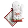 Maison d' Hermine Oven Mitt + Pot Holder 100% Cotton