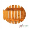 [arteinolivo] Olive Wood Trivet, (Fish)