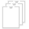 Premium Custom Printed Letterhead Stationery 100 Pack - 8.5" x