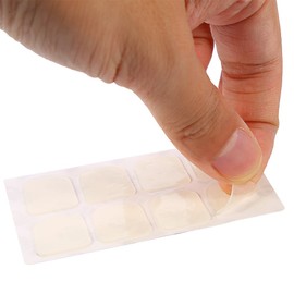 Mouthpiece Patch Cushion,8pcs Sax Mouthpiece Pad Cushion with Rubber for Soprano Alto Tenor Saxophone Clarinet,Black or White(white 0.3mm Small Oval) Clear Cushions