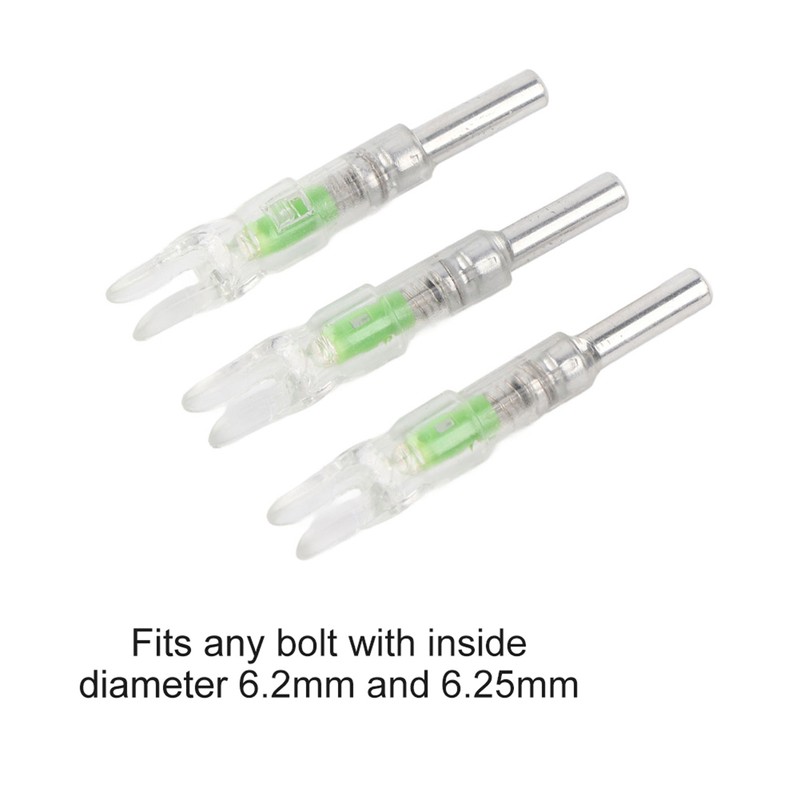 6.2mm Lightweight Arrow LED Lighted Nock with Automatic Knock Archery