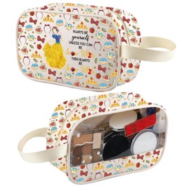 Snow Princess Makeup Bag Movei Fans Gift Fairy Tales Lover Gift White Princess Cosmetic Bag (Always BE SNO t-m ca)