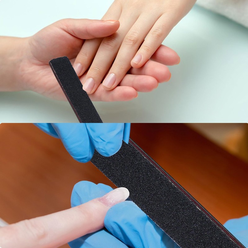 Nail Files, Professional Nail Files 100/180 Grit Nails File Double