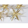 Wooden Ornament Gold Stars 3d (Small) Boxed Set of 6 199/007 