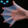 Alvinlite Swimming Gloves with Swimming Skin, Finger Fins, Swimming Training,