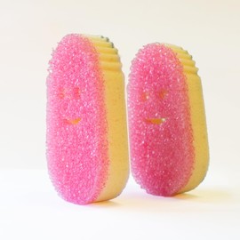 Scrub Daddy Dish Daddy Testa di ricambio della bacchetta per piatti, compatibile con la spazzola per piatti che eroga sapone, la spugna per lavare con manico per liquidi - x2 teste di ricarica