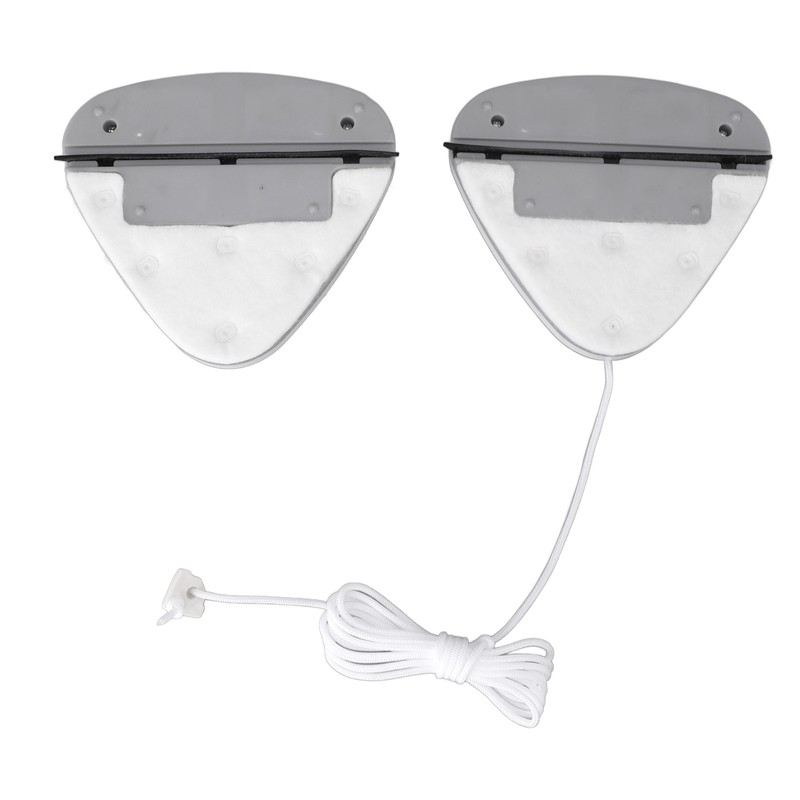 Double Sided Glass Cleaner Time Saving Versatile Triangle Shape Magnetic