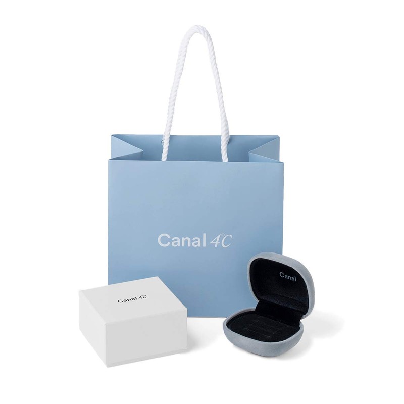canal 4c silver necklace, Silver