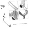 CHILDWEET Rear Brake Lever for Motorcycle Metal Foot Pedal Replacement