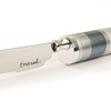 Yair Emanuel Challah Cuchillo para pan con salero desmontable en