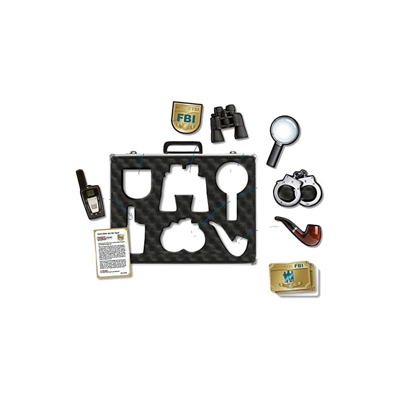 Detective Instructions, PLUS Game with 6 Note Cards and 6