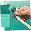 SUPVOX 24Pcs Billiard Cue Chalk A Grade Blue Pool Stick