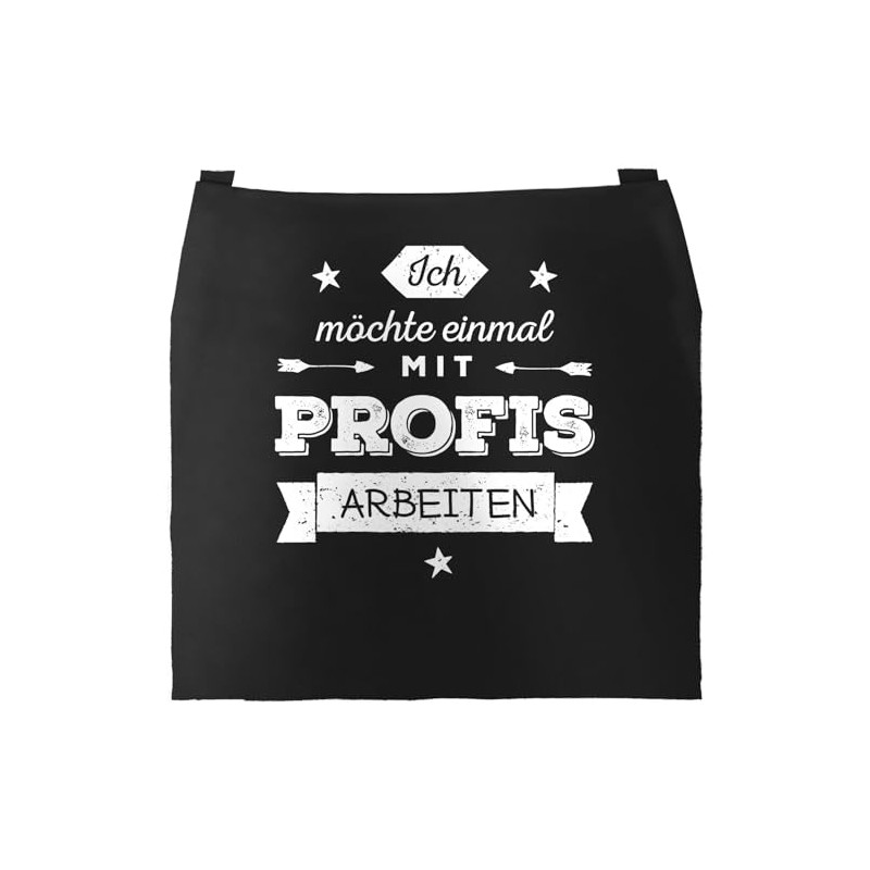 MoonWorks Funny BBQ Apron for Men with Saying Ich möchte