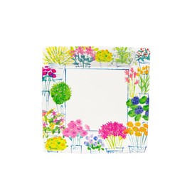 Caspari Flower Market Salad & Dessert Plates - 32 Per Package