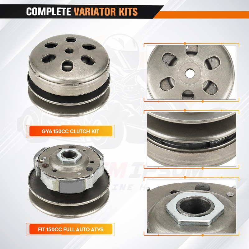 Clutch Set Fit for GY6 125cc 150cc 4-Stroke Engine Scooter