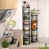 Supfirm 5-Tier Multifunctional Adjustable Pan & Pot Rack for Kitchen,