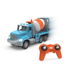 Driven WH1135Z Battat – Remote Control Kids – RC Small Lights & Sounds Toy Vehicle – Movable Parts – 3 Years + – R/C Micro Cement Truck, Multi
