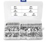Michass 720 Piece Washer Set, Stainless Steel, Flat Washers, Locking