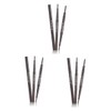 FOMIYES 3pcs Eyebrow Pencil Brush Set Auto Brow Tint Soft