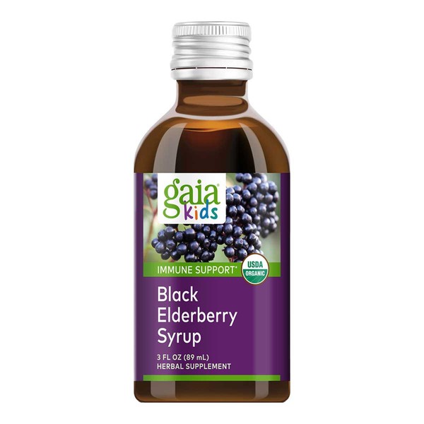 GaiaKids Black Elderberry Syrup - 89ml