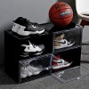 Case Foldable Shoe Box Clear Storage Case Sneaker Container Organizer