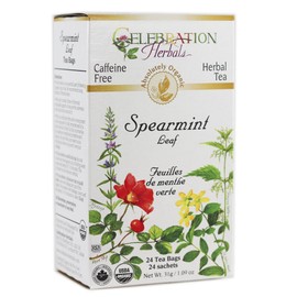 CELEBRATION HERBALS Spearmint Leaf Tea Organic 24 Bag, 0.02 Pound