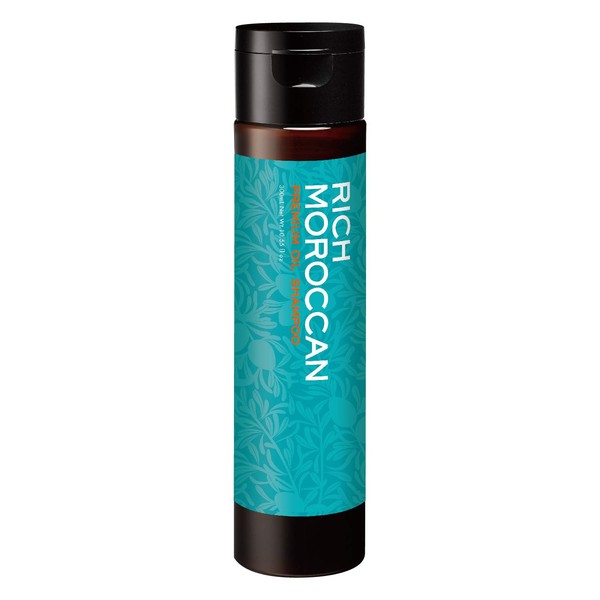 Rich Moroccan Premium Oil Shampoo [300ml/Bulgarian Rose Scent] Argan Oil (Made in Japan), Salon, Moist