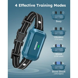 Jugbow Dog Shock Collar - 4200FT Dog Training Collar with Remote, IPX8 Waterproof Electric Collar with 4 Training Modes, Security Lock, Rechargeable e-Collar for Dogs 10-120lbs