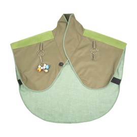 Baoblaze Parrot Anti Scratch Shoulder Protector Cape Wear Resistant Anti Bite with Hang Bird Anklet and Bells for Cockatiels Parakeets, Green