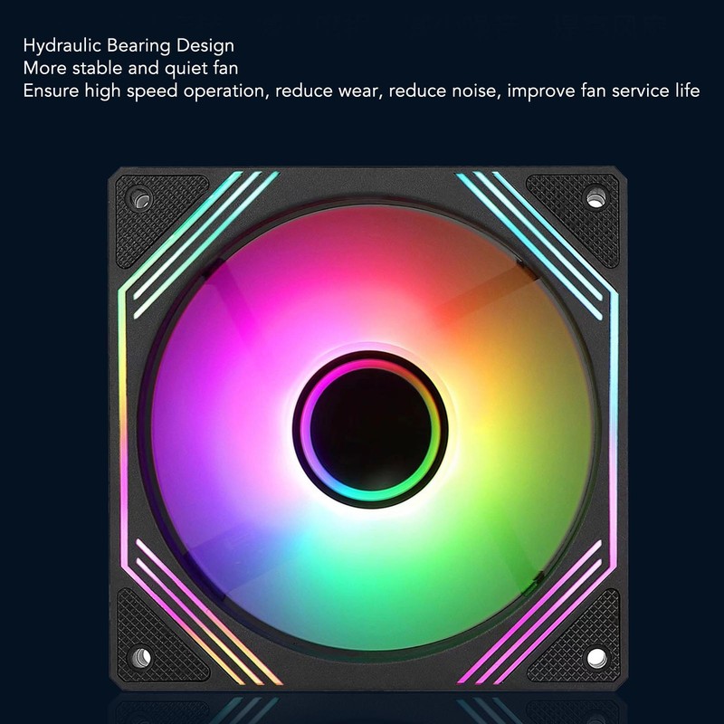 ARGB Chassis Fan 140x140x25mm Synchronized Light Quiet Heat Dissipation Cooling