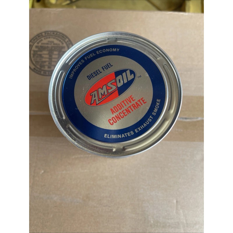 AMSOIL Diesel Fuel Additive Concentrate 1 Quart METAL FULL NOS