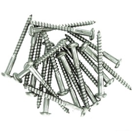 No.4 x 1.18 (3.0mm x 30mm) Pozi Pan Wood Screw - Stainless Steel (A2) (Pack of 20)