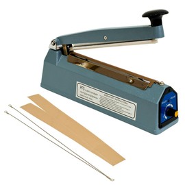 8" (200mm) Impulse Manual Bag Sealer Heat Seal Closer + Free KIT