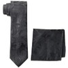 STACY ADAMS mens Classic Style Reg necktie, Black, Regular US